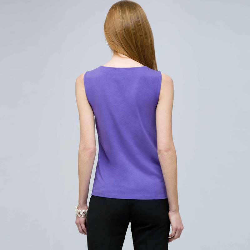 Drape Neck Tank with Buckles., , large image number 1